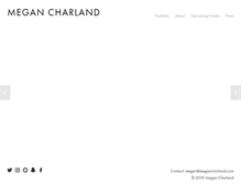 Tablet Screenshot of megancharland.com